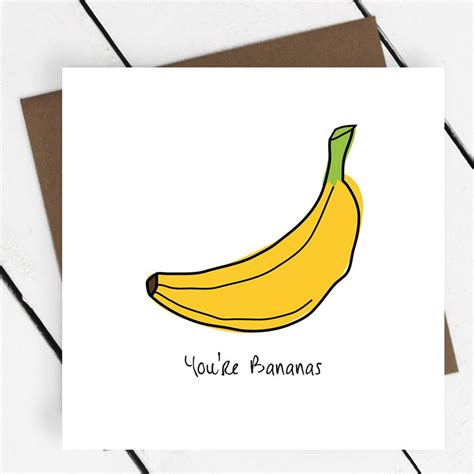 Maybe you would like to learn more about one of these? 'you're Bananas' Fruit Greeting Card By A Piece Of ...