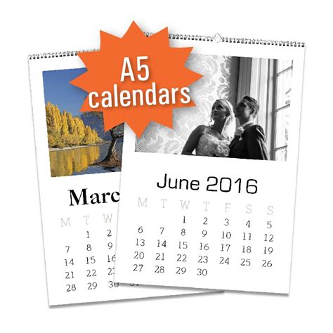 A5 Wall Calendar