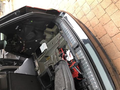 The lighting control module is located on the passengers side above the foot well. X3 F25 PDC module fault