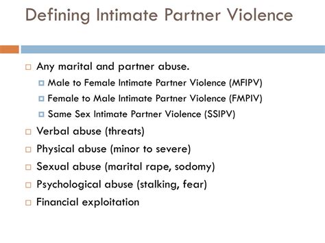 Ppt Intimate Partner Violence Powerpoint Presentation Free Download