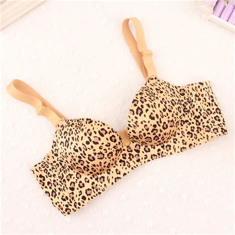 Fashion New Ladies Sexy Lace Brassier Leopard Bralette Comfortable One