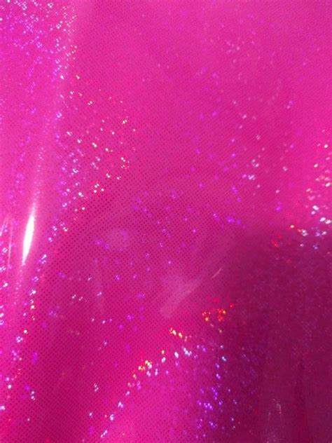 Bright Pink Sparkle Holographic Vinyl 9x12 Sheet Embroidery Vinyl