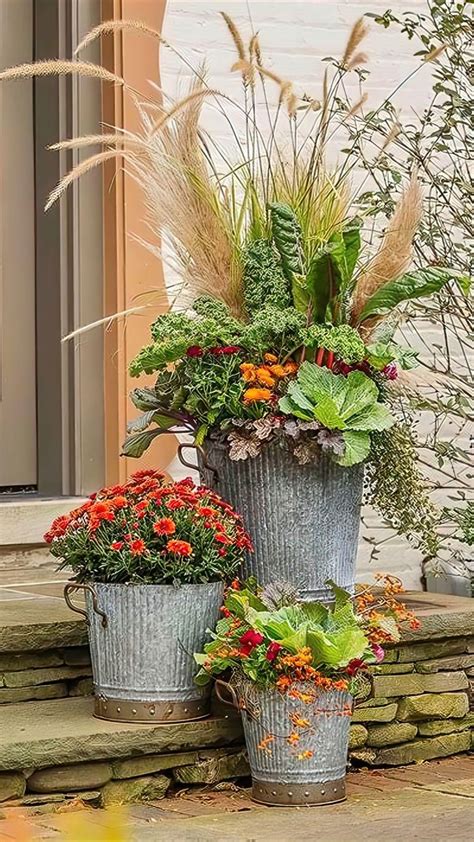 2021 Fresh And Easy Fall Container Garden Ideas Garden Containers