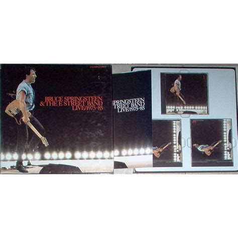 Live 1975 85 Usa 1986 Original Ltd 3cd Box Set And Booklet By Bruce