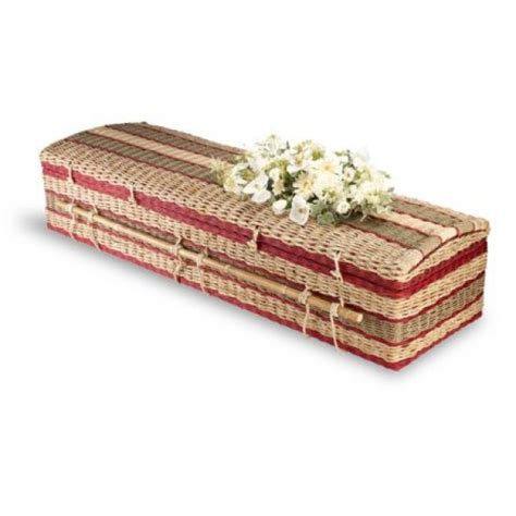 Premium Banana Imperial Cerise Casket Eco Friendly Fair Trade Coffins