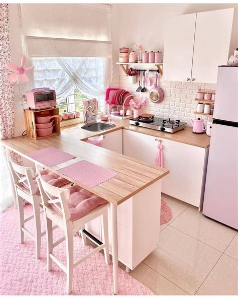 Pink Kitchen Decor Pink Home Decor Kitchen Room Design Cute Home