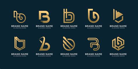 Letter B Logo With Creative Element Concept For Initial Or Business