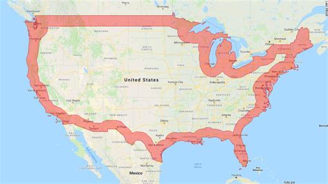 Acquire Map Of Usa And Canada Border Free Vector