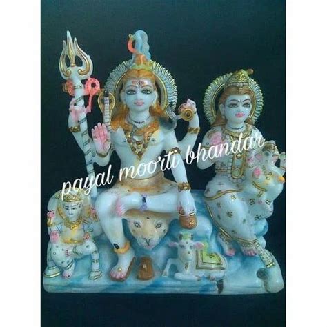 multicolor marble shiv parvati statue at rs 120000 in jaipur id 15482112173