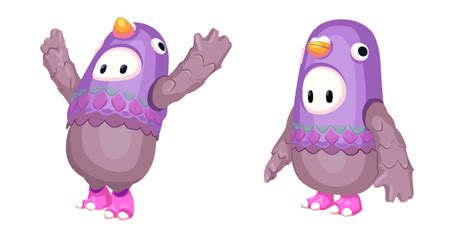 Adorable Fall Guys Character In A Pigeon Costume