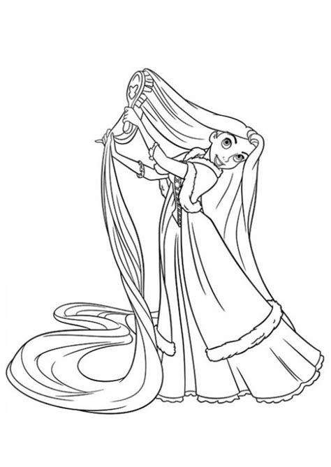Don't want to download and print each rapunzel coloring page individually? Fun Coloring Pages: Tangled Rapunzel Coloring Pages