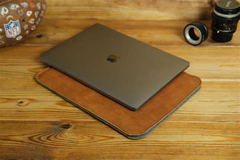 Premium Leather Sleeve For Macbook Pro 13 M1 Unique Leather Etsy