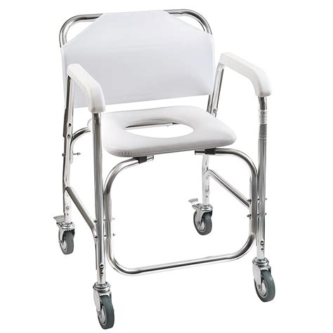 We summarized global handicap chair trading companies. DMI Rolling Shower and Commode Transport Chair with Wheels ...