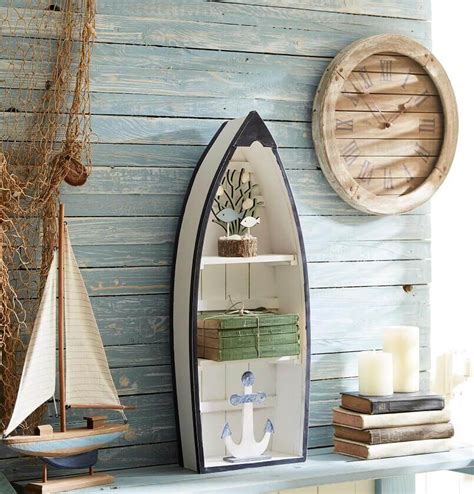 Wooden Anchor Nautical Wall Decor Mediterranean Style Bedroom Bar