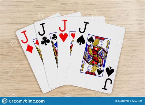 1.1 how strong are pocket jacks? 4 Of A Kind Jacks - Casino Playing Poker Cards Stock Photo - Image of games, gamble: 144965714
