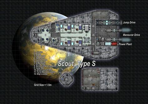 Scout Type S Traveller Rpg Star Wars Spaceships Sci Fi Ships