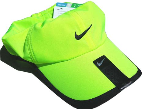 Nike Men Womens Tennis Hat Golf Dri Fit Runner Cap Featherlight Volt