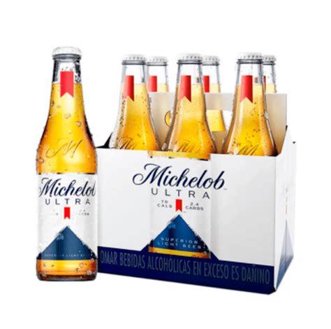 Cerveza Michelob Ultra Botella 355 Ml Paquete 6 Unidades Real Plaza