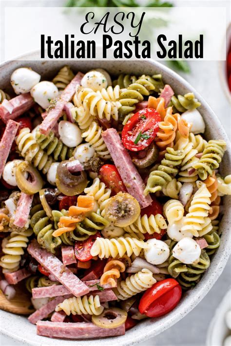 Easy Italian Pasta Salad • Krolls Korner