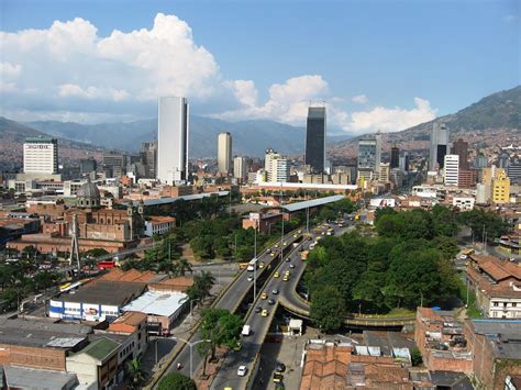 Panorámica Del Centro De Medellín Antioquia Colombia Flickr