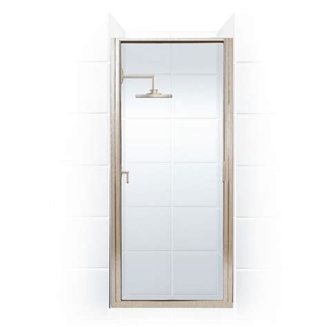 Coastal shower doors paragon series 55'' x 58'' sliding framed tub door. Coastal Industries Paragon Series 36" x 65" Hinged Framed ...