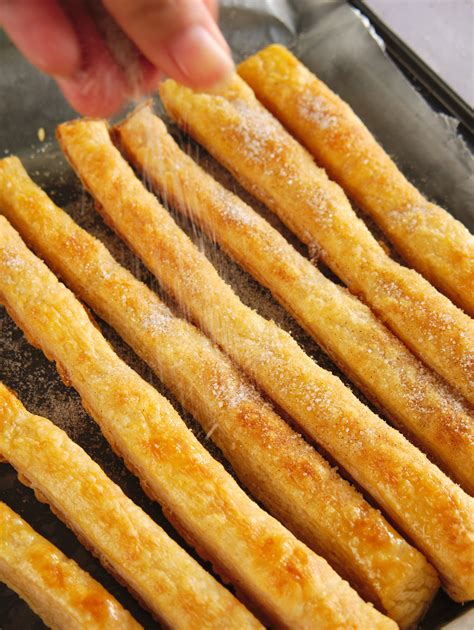 The Easiest Baked Churros Made With Puff Pastry Sweet Life