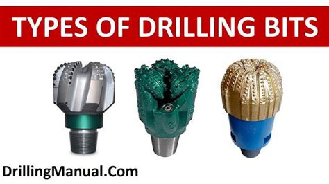Drilling Bits Types In Oil And Gas Rigs Drilling Manual