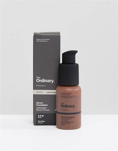 The ordinary describes this serum foundation as moderate coverage with a lightweight serum consistency. The Ordinary Serum Foundation | ASOS