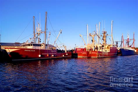 Scallop Boats At Dock Photograph By Joe Geraci Pixels