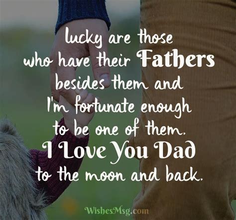 Love Messages For Dad I Love You Dad Quotes Wishesmsg Love You