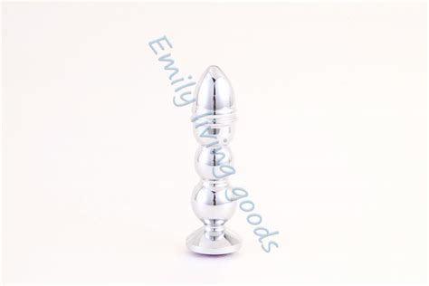 5 5 inches inches stainless steel butt plug jewelry anal beads anal plug sex toys for woman men