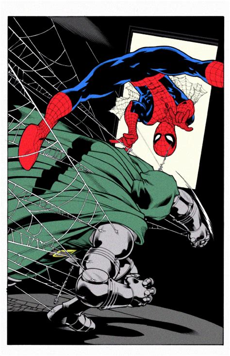 Spider Man Vs Dr Doom By Ed Mcguiness Spiderman Comic Marvel