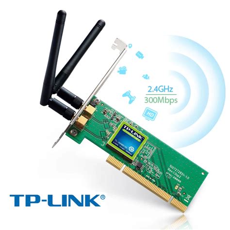 Tp Link Tl Wn851n Pci 11n 80211bgn 300mbps 300m Wifi Wireless Card