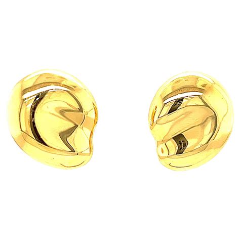 Tiffany And Co Elsa Peretti Gold Wing Earrings For Sale At 1stdibs