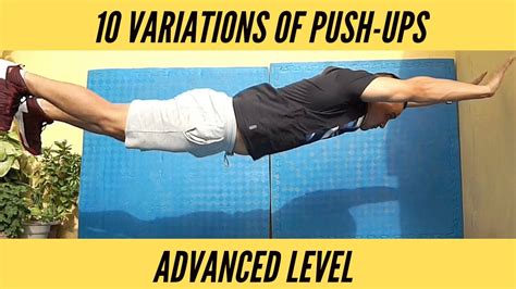 Advanced Level Push Ups Variations Youtube