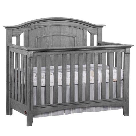 Oxford Baby Willowbrook 4 In 1 Convertible Crib Graphite Gray
