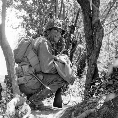 Normandy France July 1944 A Soldier Of The Us 23rd Infantry Regiment