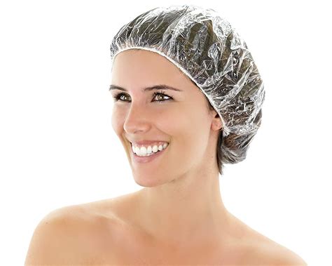Personal Touch Disposable Plastic Shower Caps Great For Spa Home