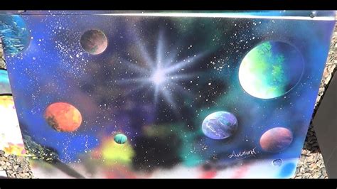 Space Spray Paint Art 2 Artwork By Autumn Martino Youtube