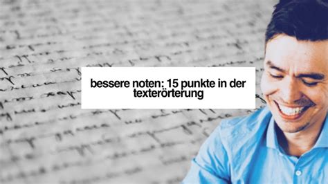 Sie finden hier eine tabelle, in der die entsprechungen zwischen schulnoten und oberstufenpunkten dargestellt sind, außerdem einige hinweise dazu, wie diese umrechnung in excel vorgenommen. Bessere Noten: 15 Punkte in der Texterörterung - YouTube