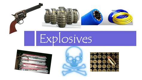 Explosives Characteristics Of Explosives Types Of Explosives