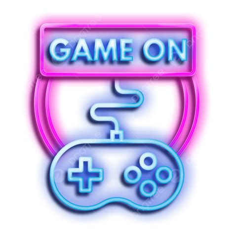 Neon Blue Clipart Hd Png Neon Game On Pink And Blue Color Premium Png