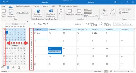 Wochennummern Kalenderwoche Im Outlook Kalender Anzeigen Windows Faq