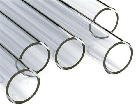 Polycarbonate Tube Clear Extruded 6 In X 5 75 In X 8 Ft Curbell Plastics
