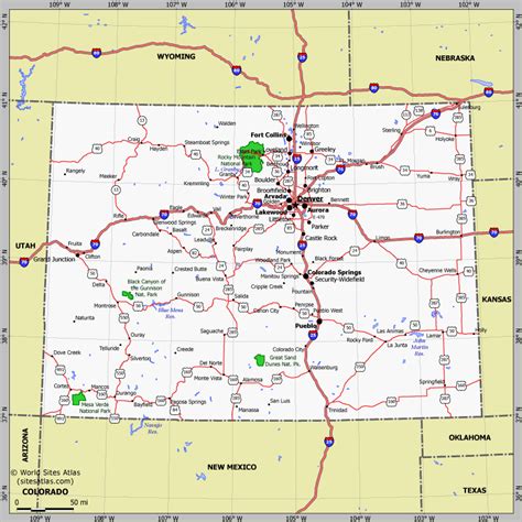 Colorado Highways Map