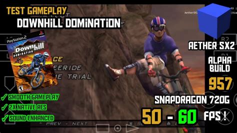 Downhill Domination Ps Test Gameplay Setting Aether Sx On Snapdragon