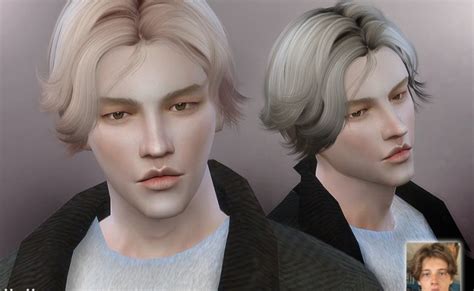 Sims 4 Cc Custom Content Mens Hairstyle The Sims Resource Wingssims