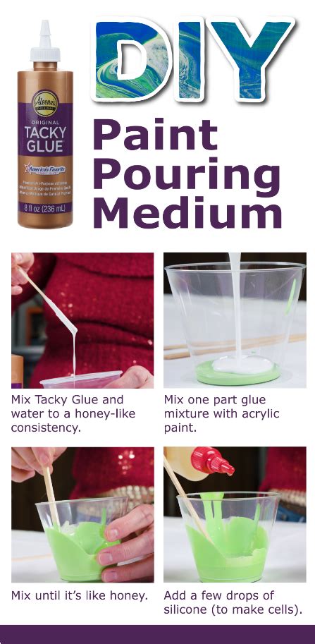Acrylic pouring is the new page coloring but more exciting! Aleene's Glue Products | Craft & DIY Project Adhesives ...