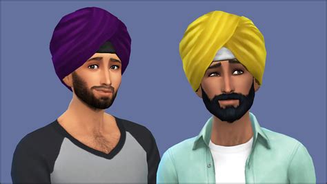 My Sims 4 Blog Ts3 Turban Conversion By Hellfrozeover