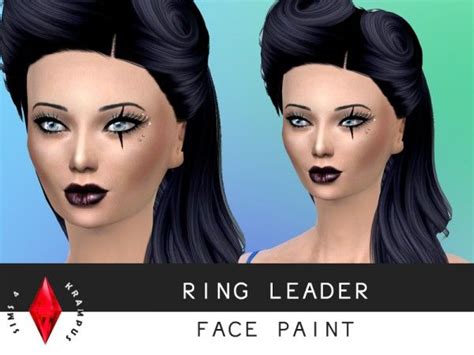 The Sims Resource Ring Leader Face Paint By Sims4 Krampus